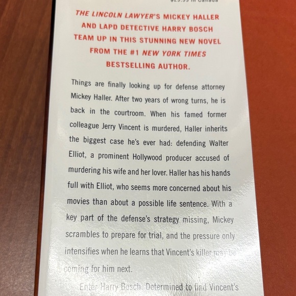 4/$20 The Brass Verdict Hardcover Book - Picture 3 of 6